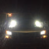 LED Auxiliary Lights - 2019-2021 Chevy Silverado 1500 Hood Hinge Mounts & APS Ultra Beam LED Light Pods