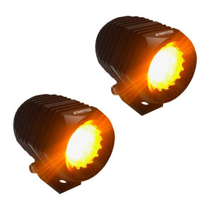 An image of two APS H1 amber LED light pods